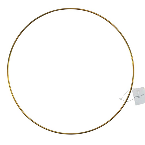 Dekoration Metall "Ring" 30cm gold