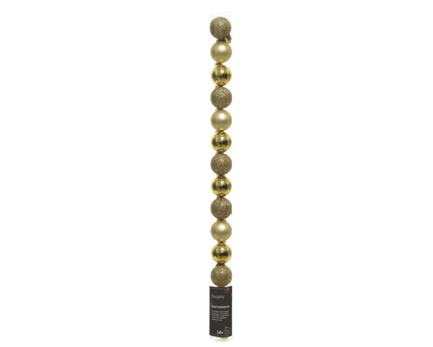 Kugeln bruchfest 14er hell gold 3cm