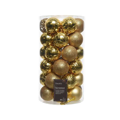 Kugeln bruchfest 37er hell gold 6cm