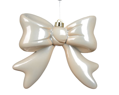 Schleife Kunststoff perle 20x6x19.5cm