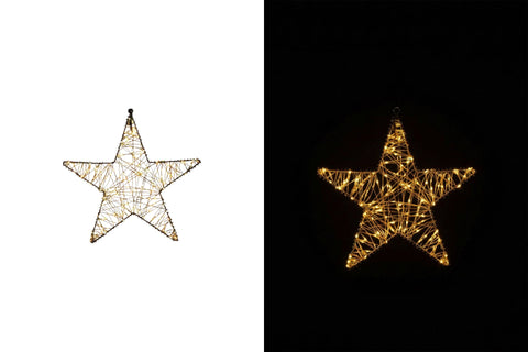 LED "Funkel-Stern" Ø18cm 140 LEDs warmweiß