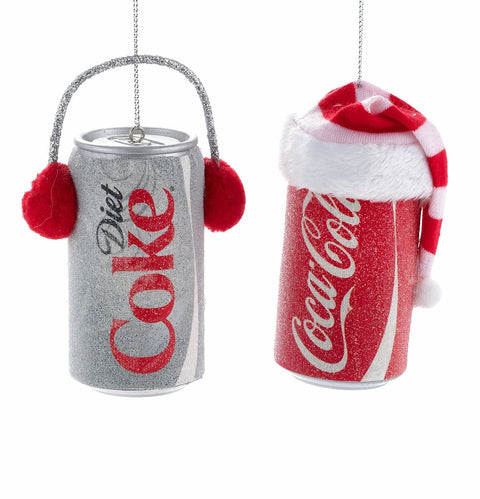 3.5"COCA-COLA CAN W/HAT & DIET COKE