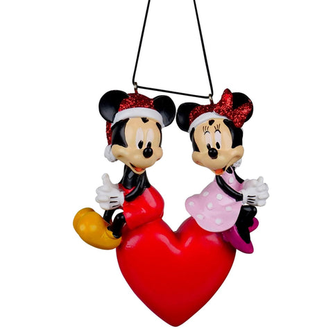 3D ornament Mickey & Minnie in love