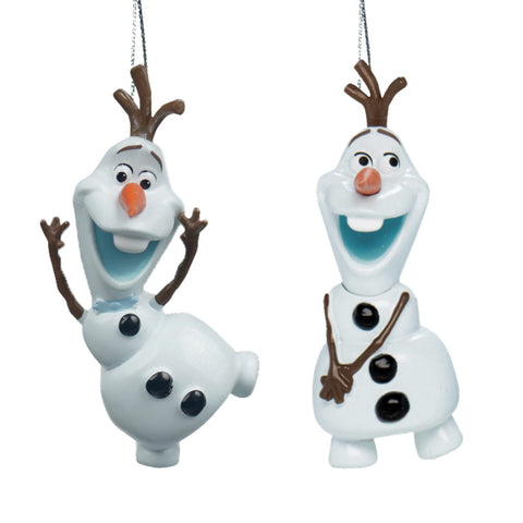 3D ornaments Olaf 2 assorted