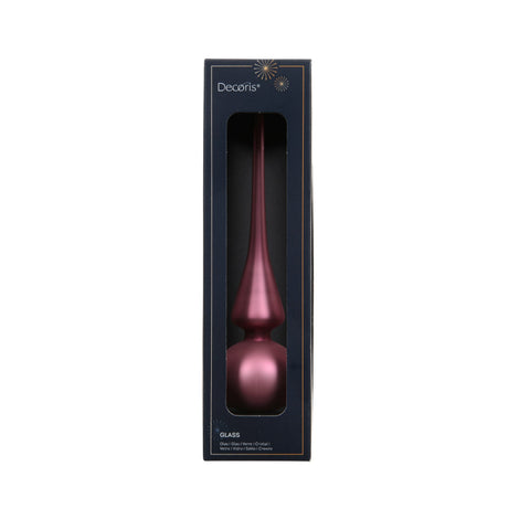 Baumspitze glas ein schlanker bordeauxfarbener glasvase mit matter oberfläche und rundem boden