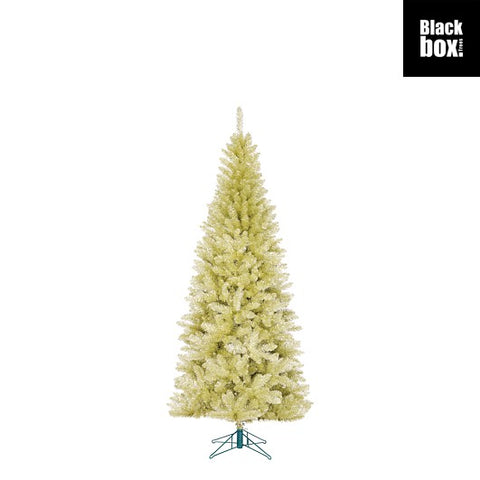 Frosted grüner künstlicher colchester weihnachtsbaum champagner mit metalständer h185xd84cm
