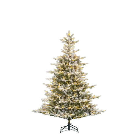 Grimshaw Weihnachtsbaum led gruen frosted warm weiss 260L TIPS 1564 und Timer & Dimmer - h185xd132cm