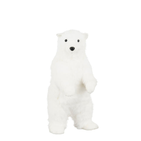 Dekoration Eisbear weiss - l21xb19xh40cm