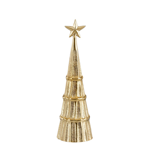 Dekoration Baum gold - h36xd11cm