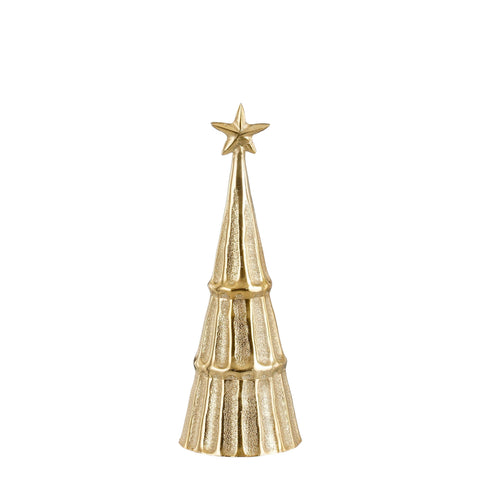 Dekoration Baum gold - h27xd9,5cm