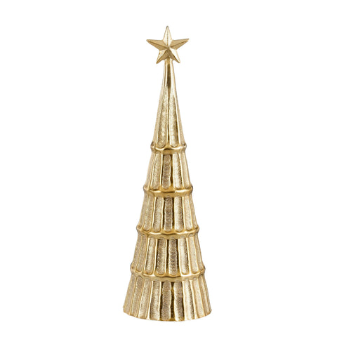Dekoration Baum gold - h42,5xd13cm