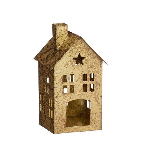 Dekoration Haus gold - l10xb11xh18cm