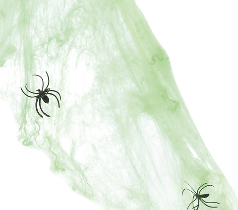 Halloween Spinnennetz farbig inkl. 2 Spinnen 60 g Halloween Fiestas Guirca