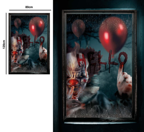 Halloween Türvorhang 80x180 cm Halloween Fiestas Guirca Clown
