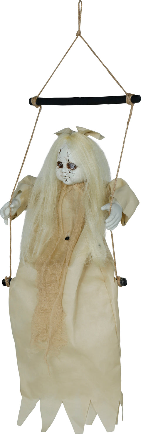 Halloween schaukelndes Mädchen Licht & Sound 75 cm Halloween Fiestas Guirca