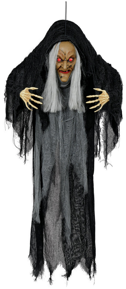Halloween buckelige Hexe Licht & Sound 120 cm Halloween Fiestas Guirca