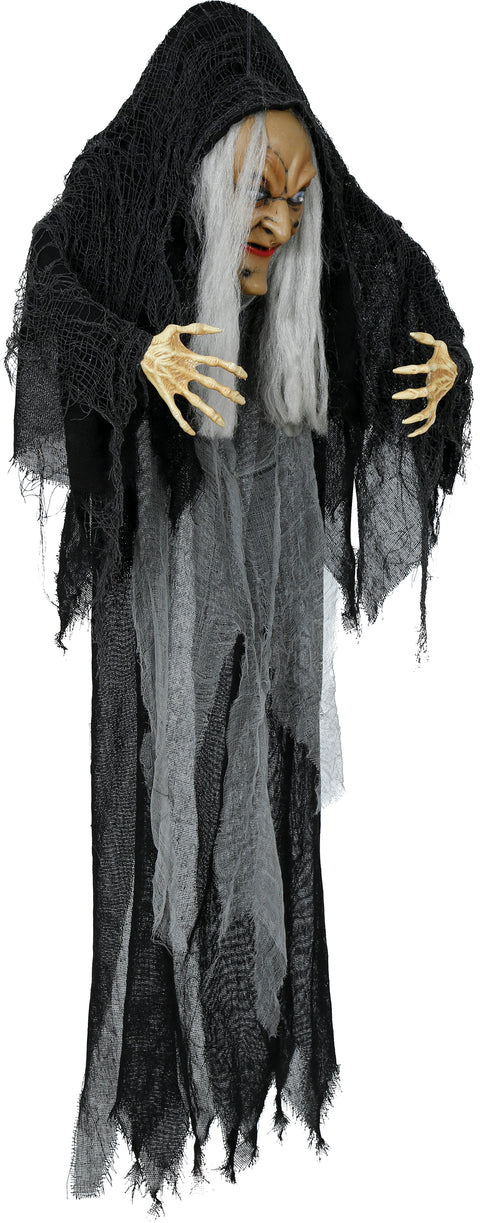 Halloween buckelige Hexe Licht & Sound 120 cm Halloween Fiestas Guirca