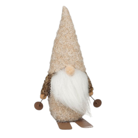 Ornament Gnom braun h.braun d.braun Sortiment 3 - l11,5xb12xh24,5cm