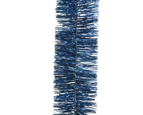Shiny blau metallic lametta girlande pet glanz aus tinsel für festliche dekoration
