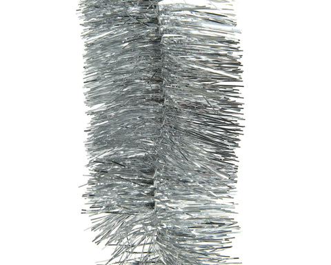 Lametta Girlande silber 7x270cm