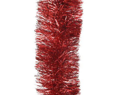 Lametta Girlande weihnachtsrot 10x270cm