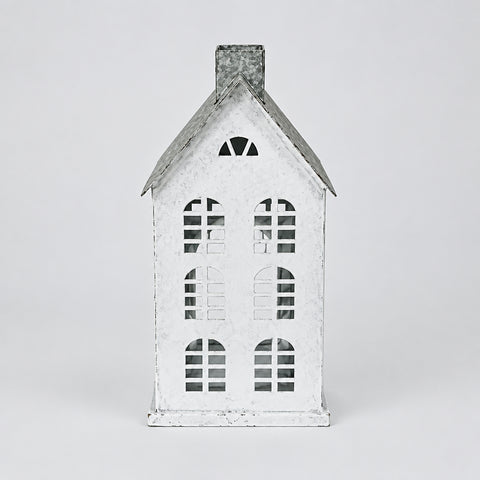 Hänger Windlicht Haus 33x11x14 cm