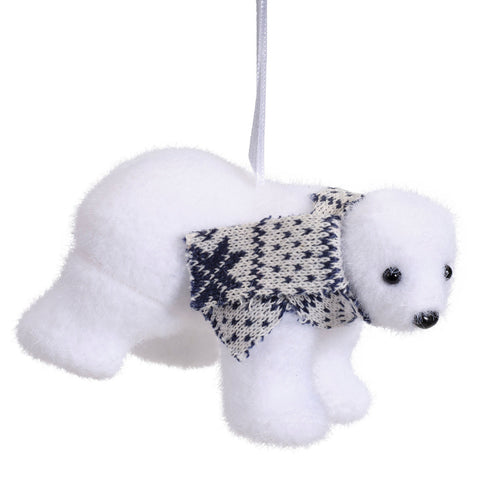 Anhänger Bär weiß 11.5x6.3x7.5cm
