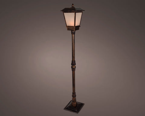 LED Straßenlaterne Outdoor antikmessing 25x25x160cm