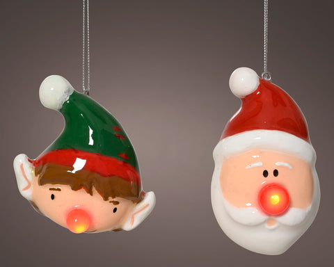 LED Kugel Santa Elf 9x5.4x9.5cm