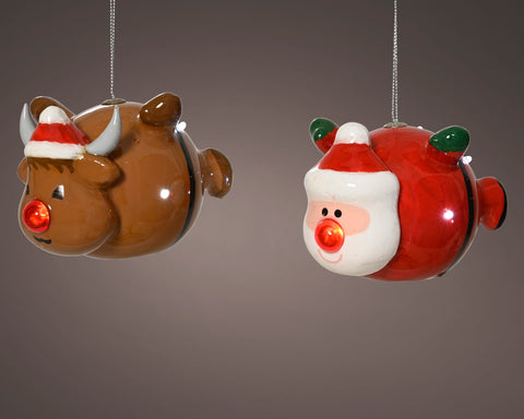 LED Figur fliegende Figuren rot 8.5x11.8x8.2cm