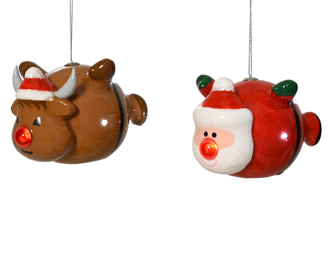 LED Figur fliegende Figuren rot 8.5x11.8x8.2cm