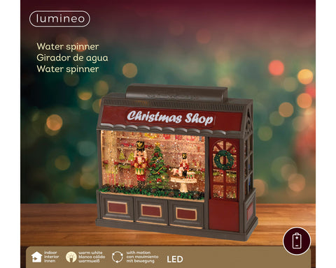 LED Wassersprenkler Shop warmweiße LED 8x24x21.5cm