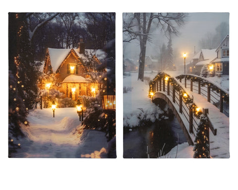 LED Bild Cozy warmweiße LED 1.5x28x38cm