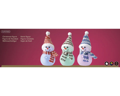 LED Figur Schneemann Farbwechsel 6.5x11cm