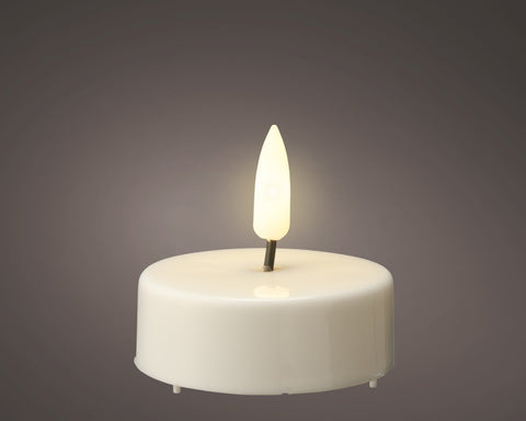 LED Teelicht weiß warmweiße LED 6x5.5cm