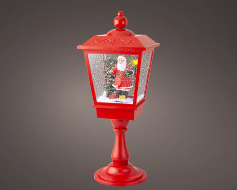 LED - schneiende Tischlaterne kaltweiße LEDe LED 27x27x70cm