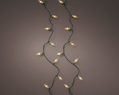 LED Vintage Lichterkette 8 Leuchtmodi Outdoor soft gold 120 LED 1190cm