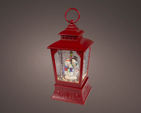 LED Wassersprenkler rot warmweiße LED 11.5x11.5x24cm