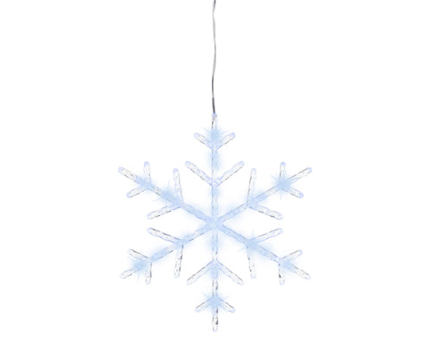 LED Schneeflocke 8 Leuchtmodi Outdoor kaltweiße LEDe LED 1.4x38x33cm