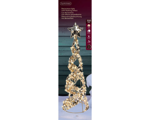LED Konus Outdoor gold warmweiße LED 16x60cm