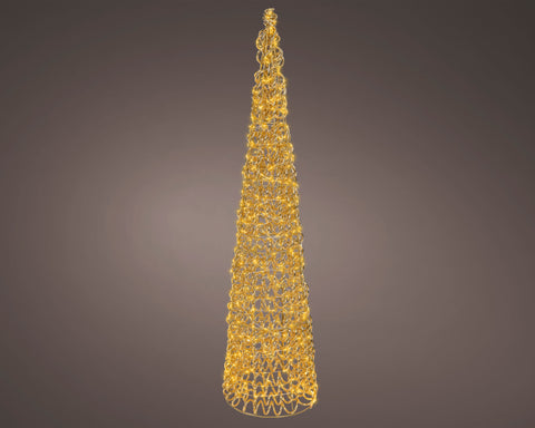 LED Konus Outdoor gold klassischwarme LED 25x100cm