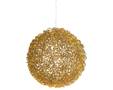 LED Kugel Outdoor gold klassischwarme LED 55cm
