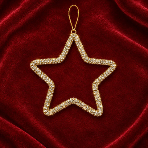 Hänger Glitzerstern 10cm