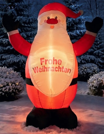 Weihnachtsmann H x 200 cm, selbstaufblasbar