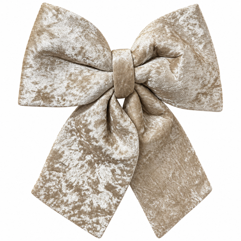 Türschleife 33x40cm Samt Creme
