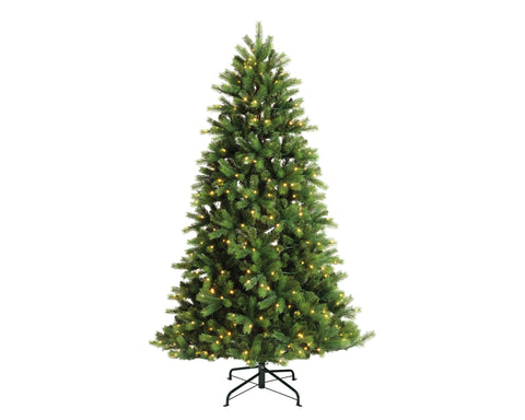 Ottowa Tanne 210cm Outdoor grün warmweiße & klassischwarme LED 130x210cm