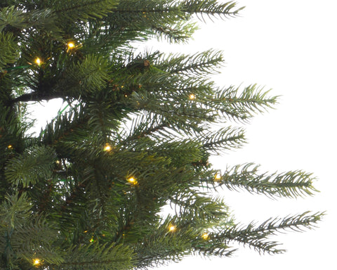 Grandis Baum im Topf 90cm Outdoor grün warmweiße LED 63x90cm