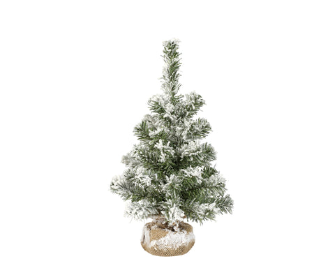 Imperial Mini-Baum beschneit grün weiß 25x35cm