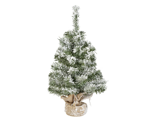Imperial Mini-Baum beschneit grün weiß 30x45cm