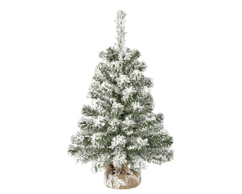 Imperial Mini-Baum beschneit grün weiß 35x60cm